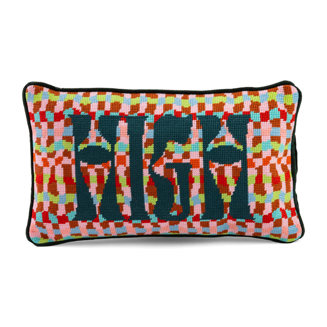 High Needlepoint Pillow - Furbish Studio