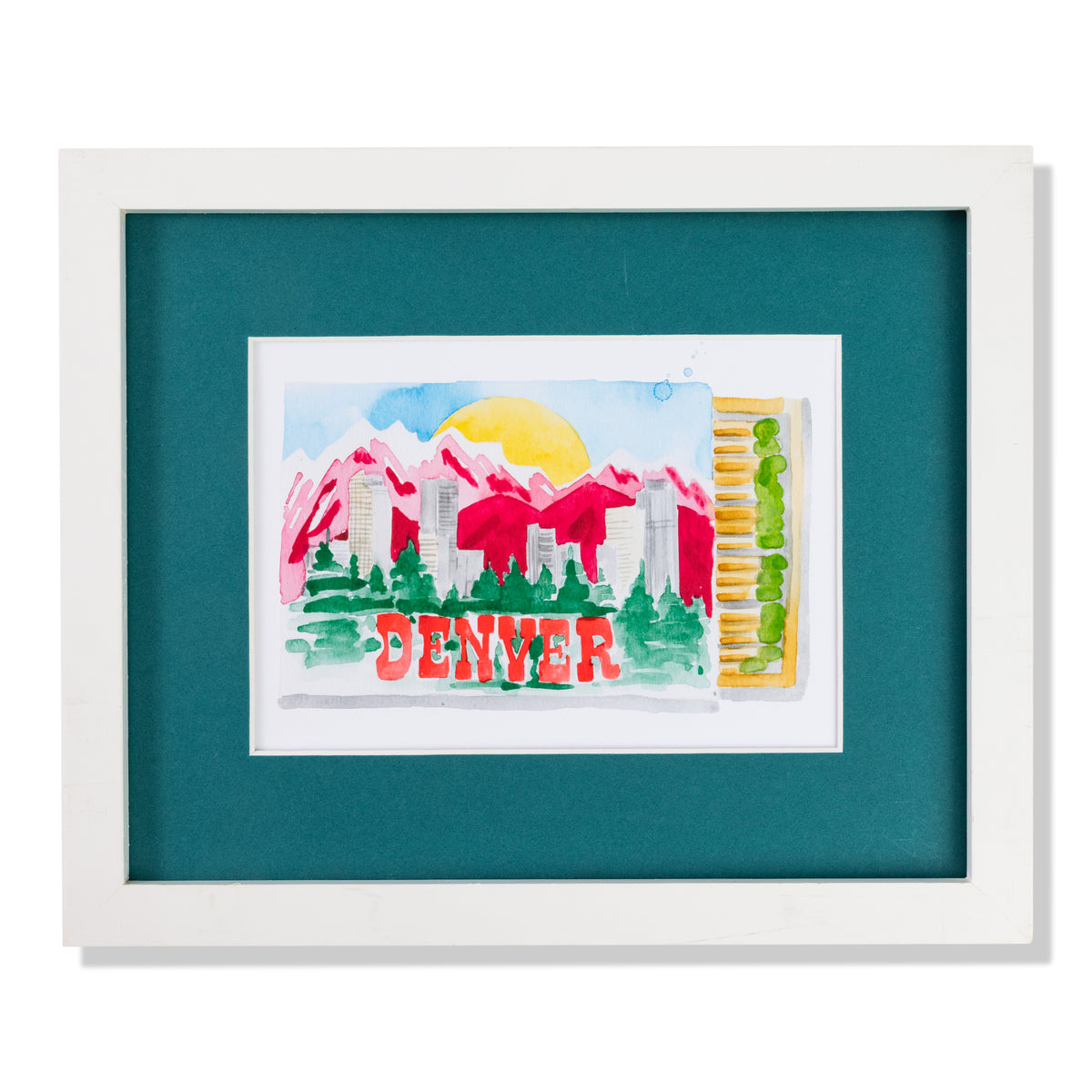 Denver Matchbook Art Print - Furbish Studio
