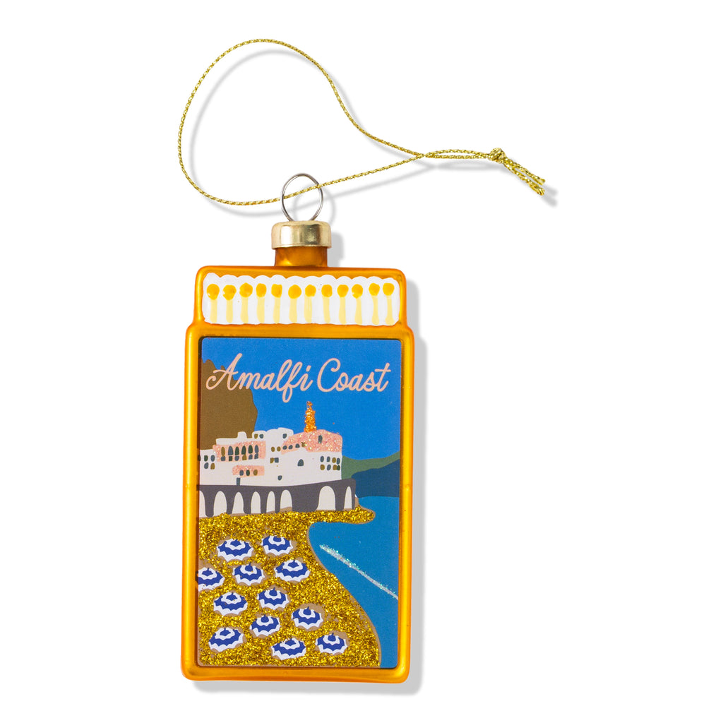 Matchbook Ornament - Amalfi Coast - Furbish Studio