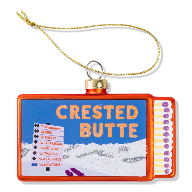 Matchbook Ornament - Crested Butte - Furbish Studio