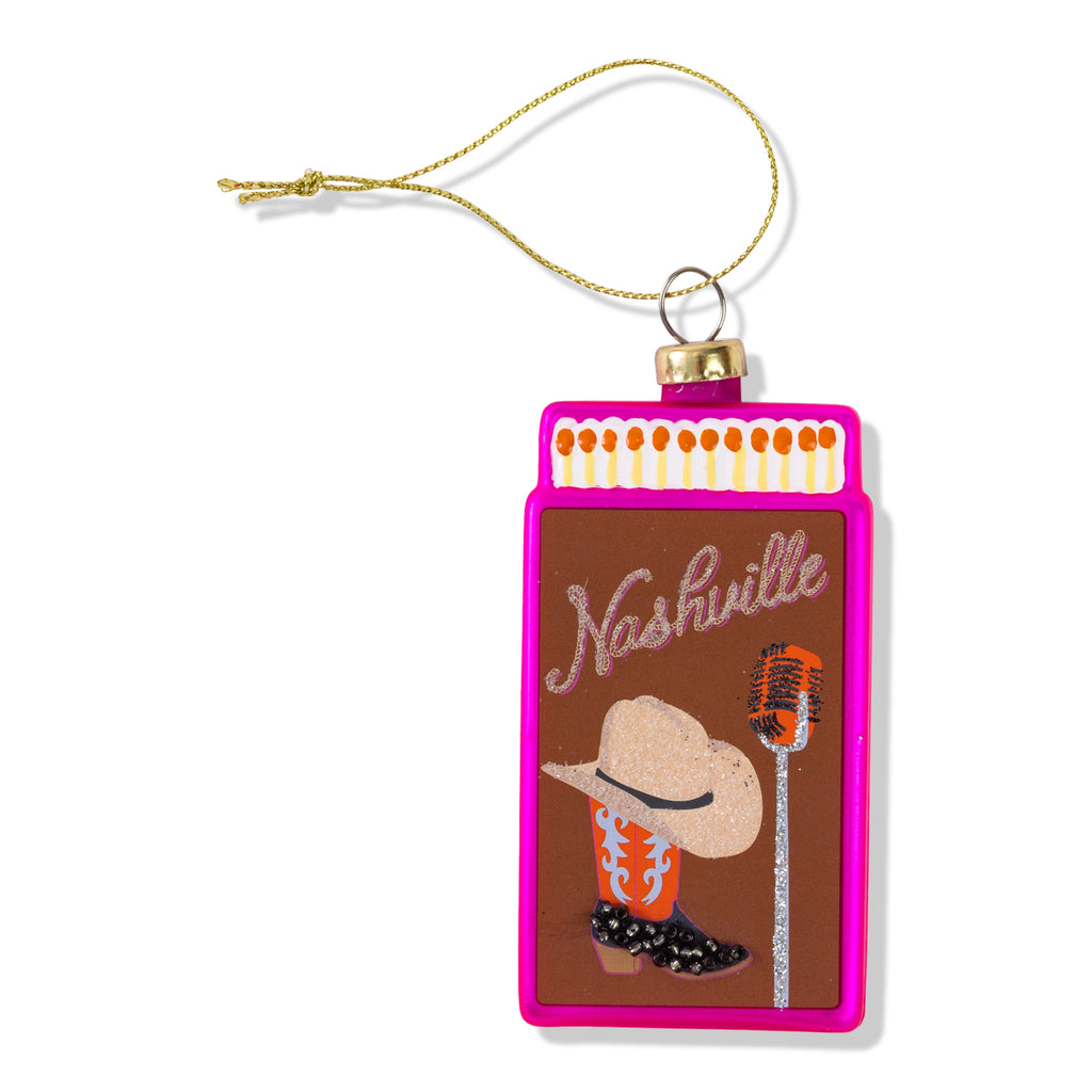 Matchbook Ornament - Nashville - Furbish Studio
