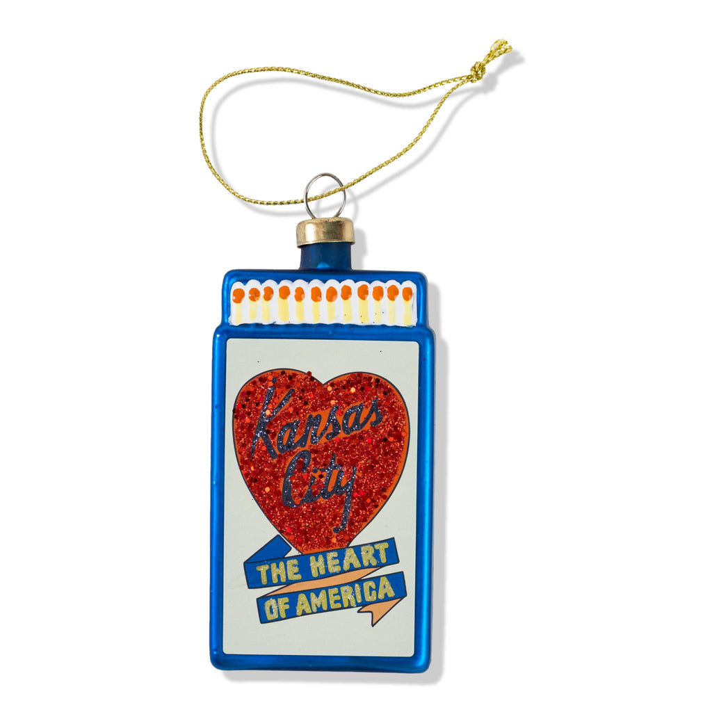 Matchbook Ornament - Kansas City - Furbish Studio