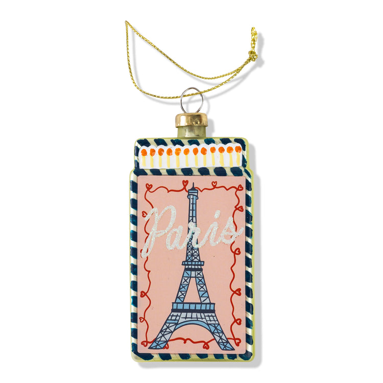 Matchbook Ornament - Paris - Furbish Studio