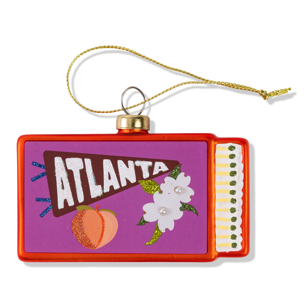 Matchbook Ornament - Atlanta - Furbish Studio