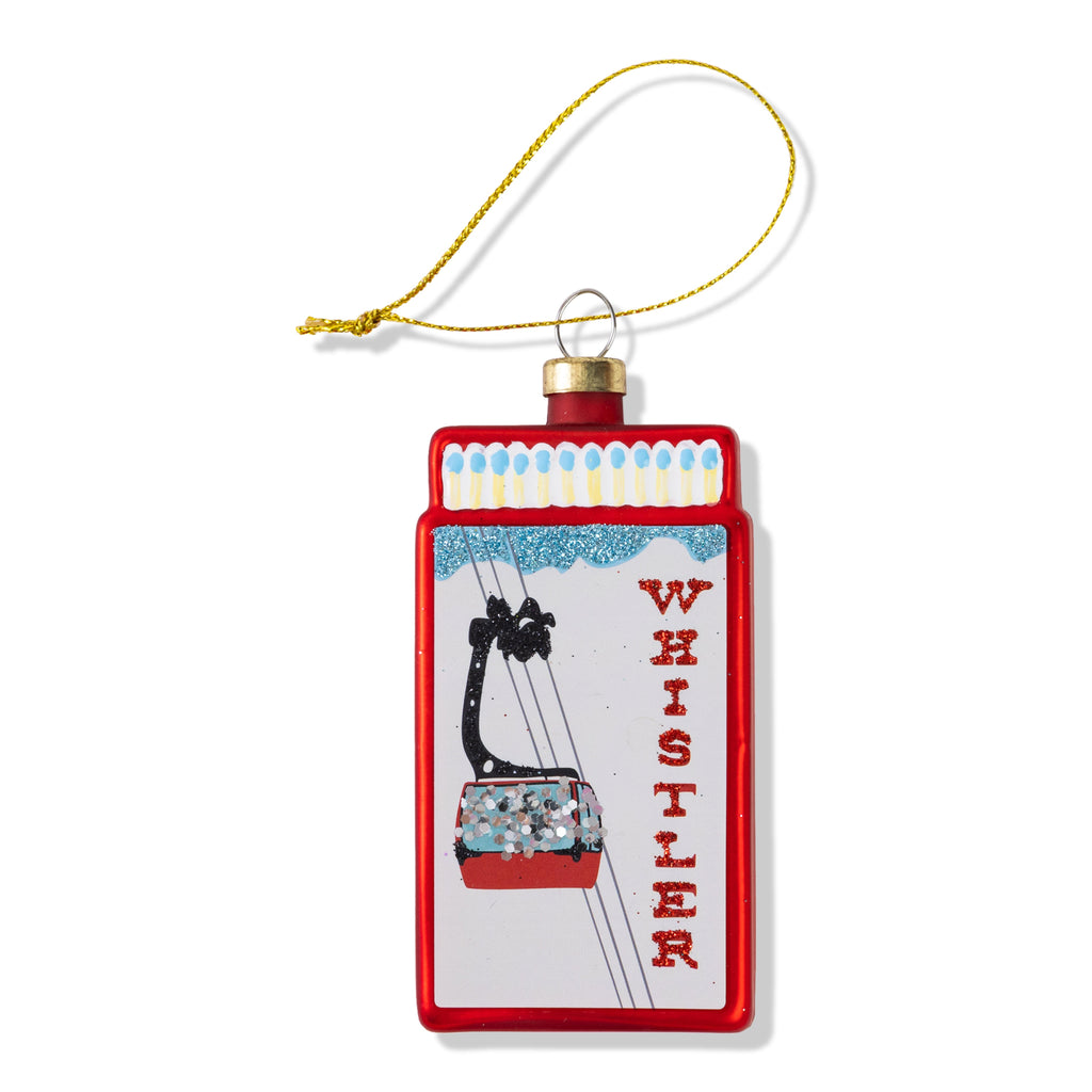 Matchbook Ornament - Whistler - Furbish Studio