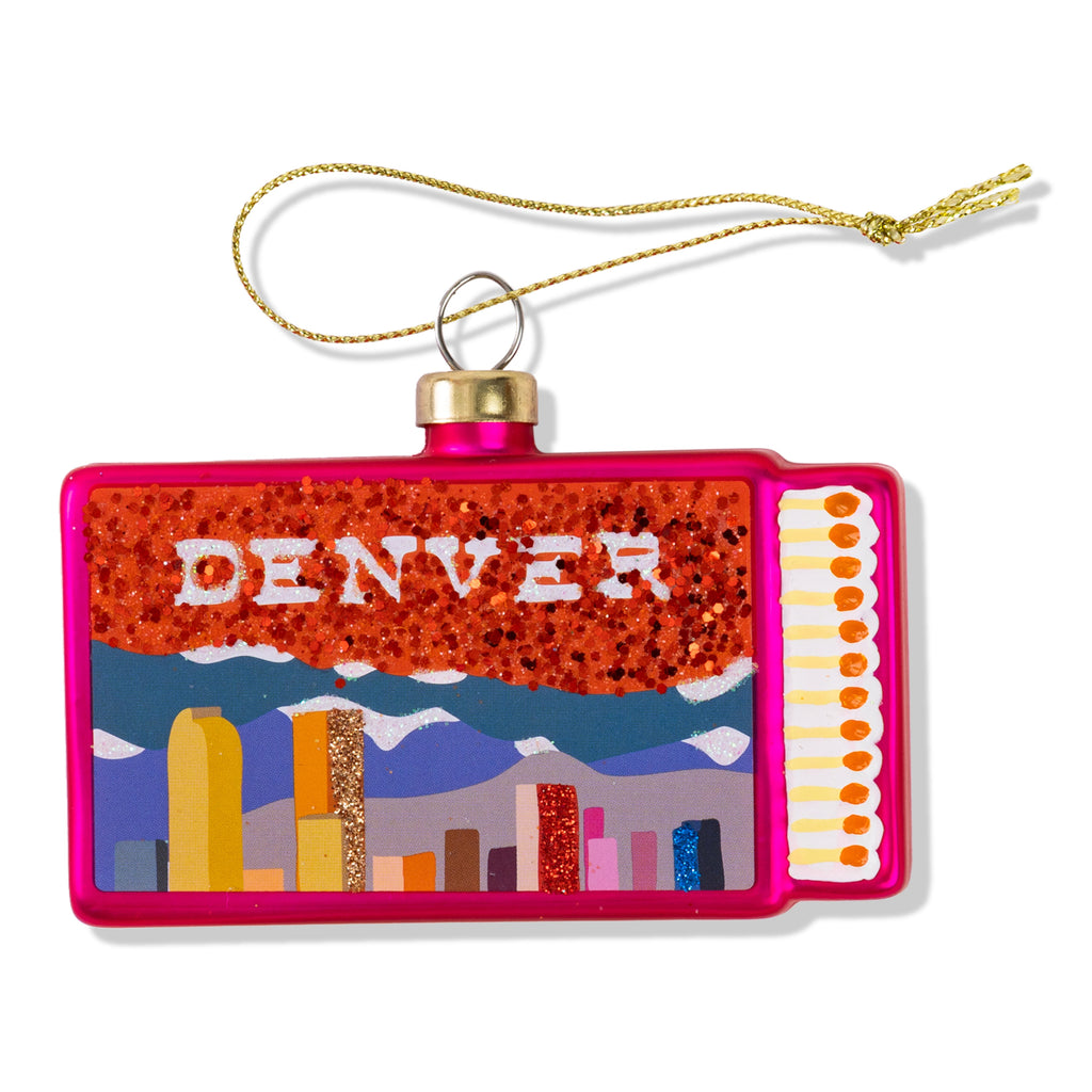 Matchbook Ornament - Denver - Furbish Studio