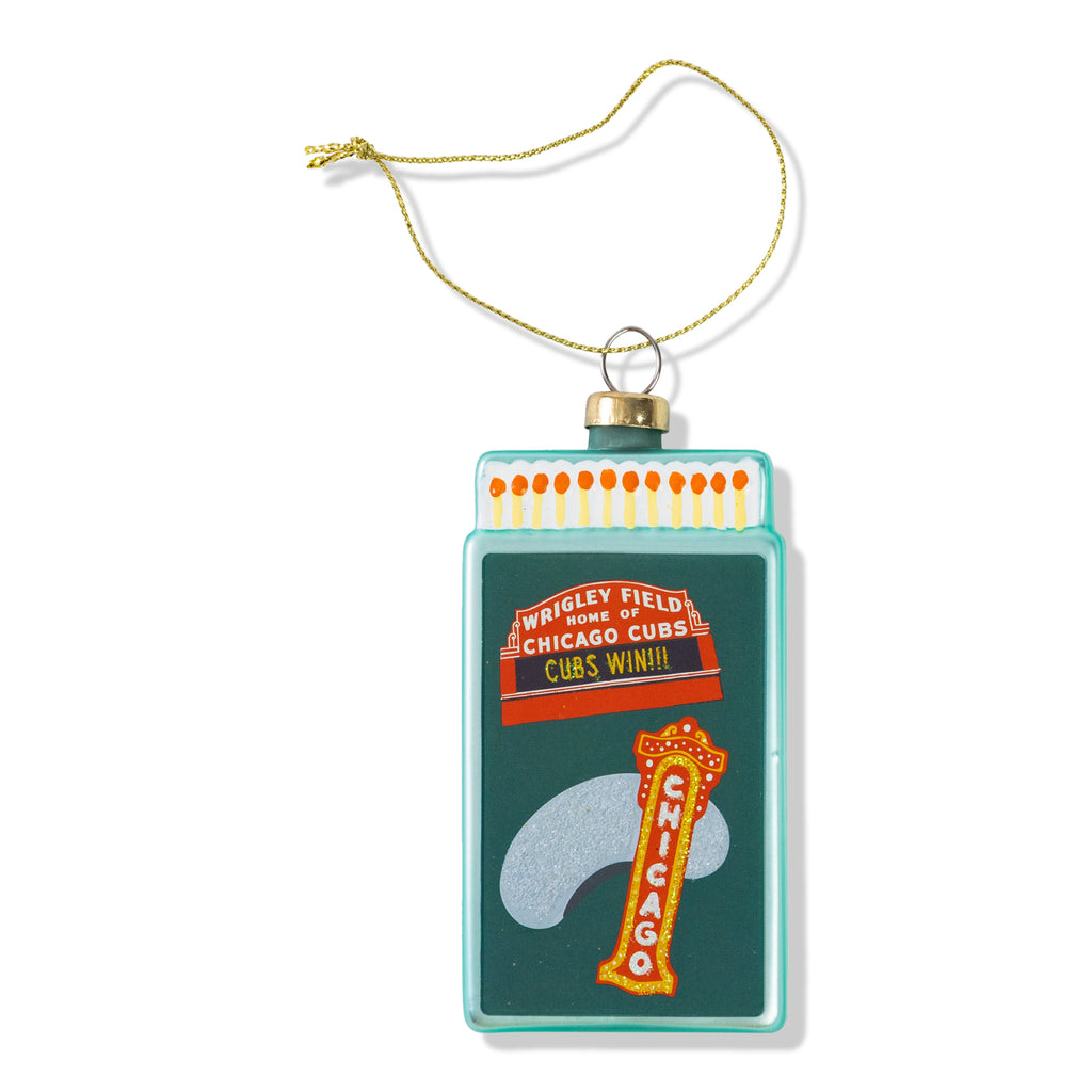 Matchbook Ornament - Chicago - Furbish Studio