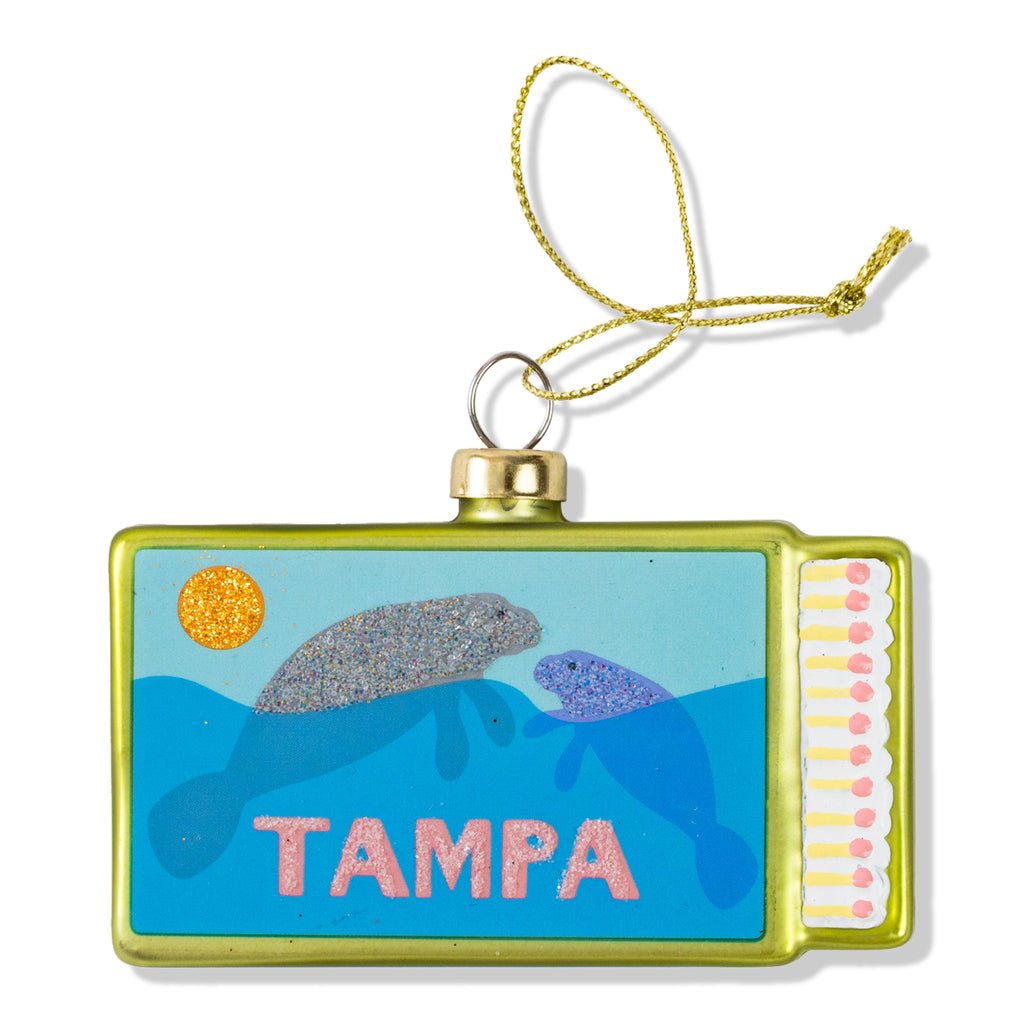 Matchbook Ornament - Tampa - Furbish Studio