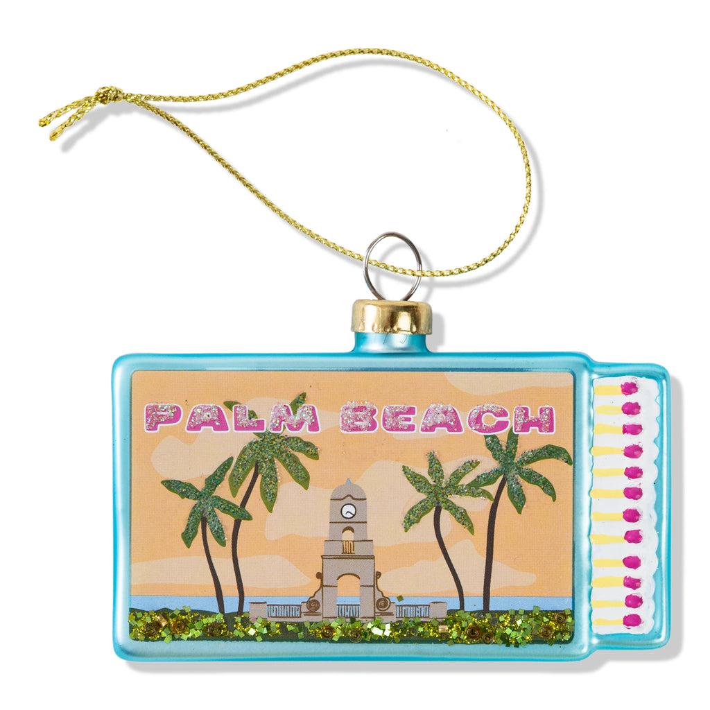 Matchbook Ornament - Palm Beach - Furbish Studio