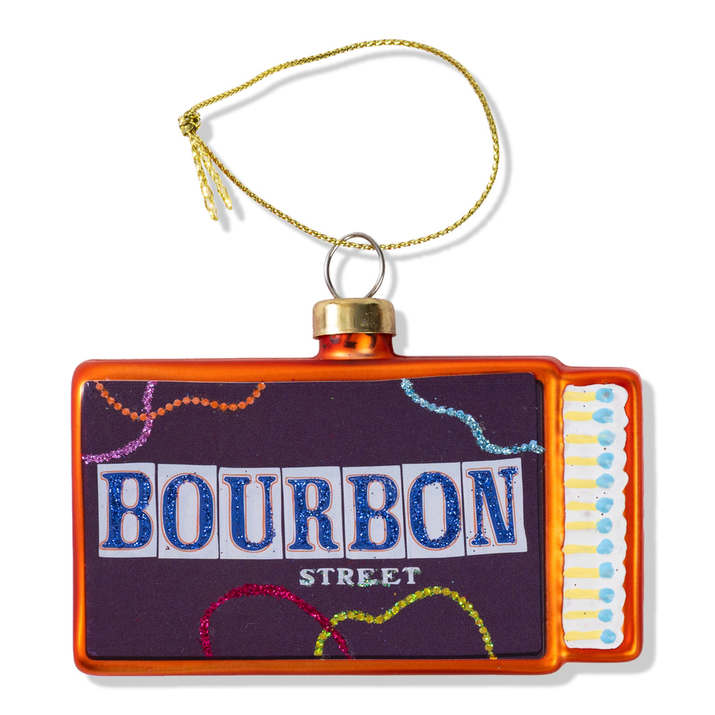 Matchbook Ornament - Bourbon Street - Furbish Studio