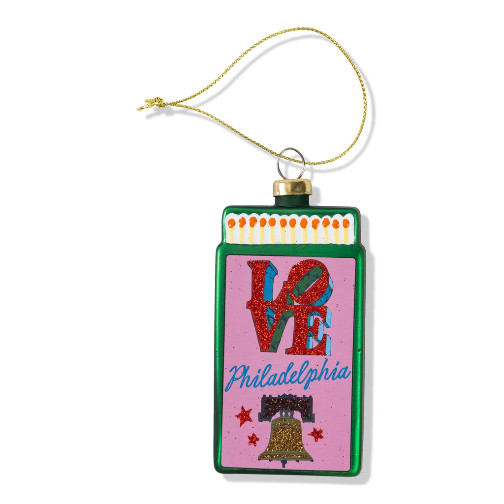Matchbook Ornament - Philadelphia - Furbish Studio