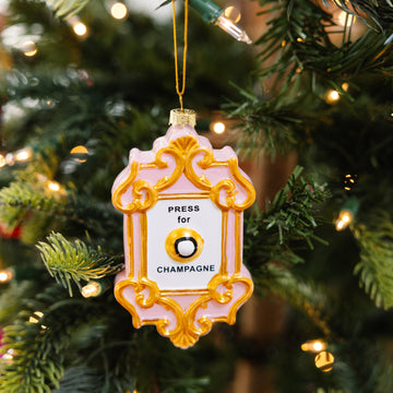 Champagne Button Ornament - Furbish Studio