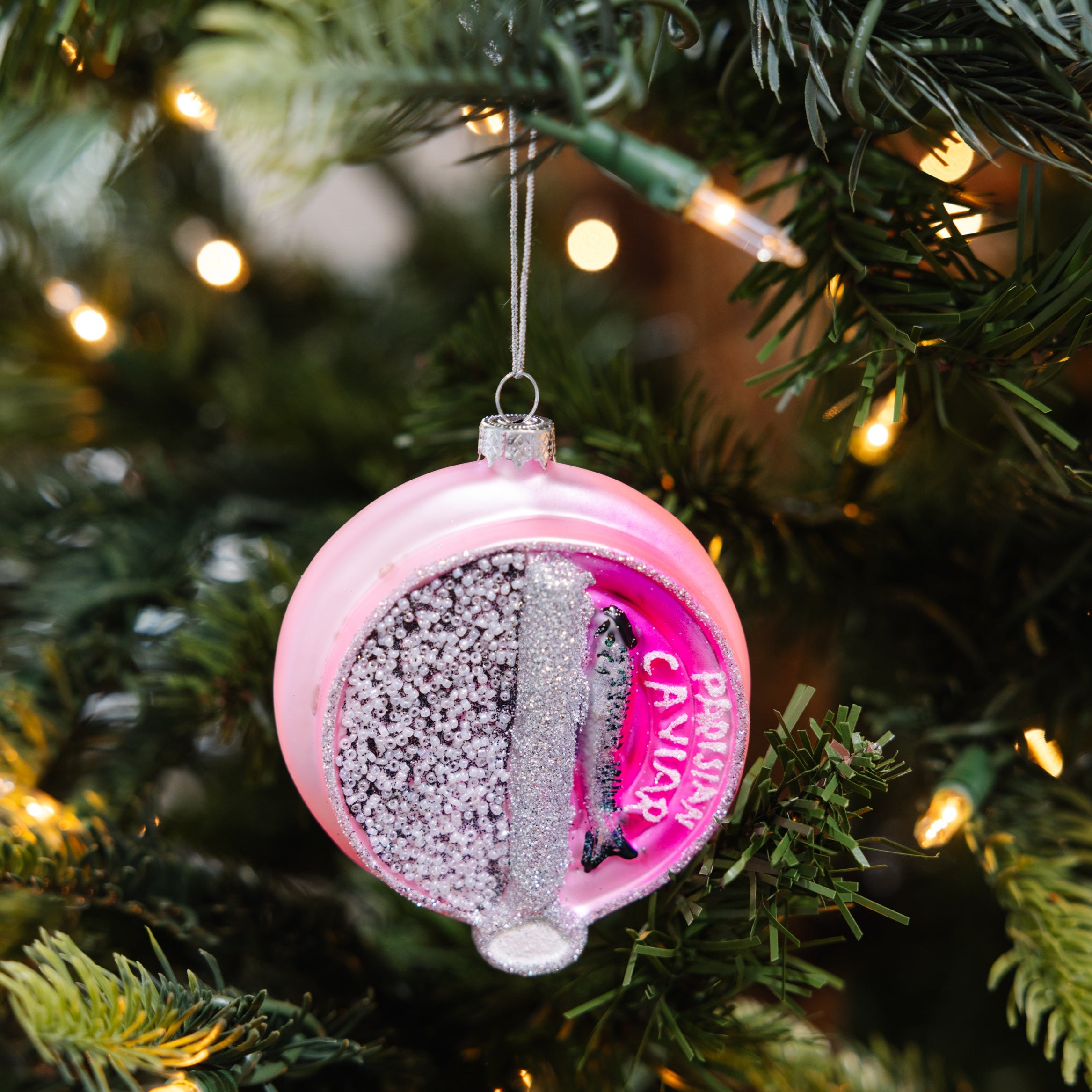Caviar Can Ornament
