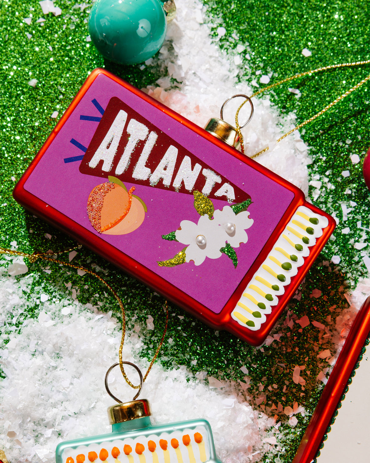 Matchbook Ornament - Atlanta - Furbish Studio