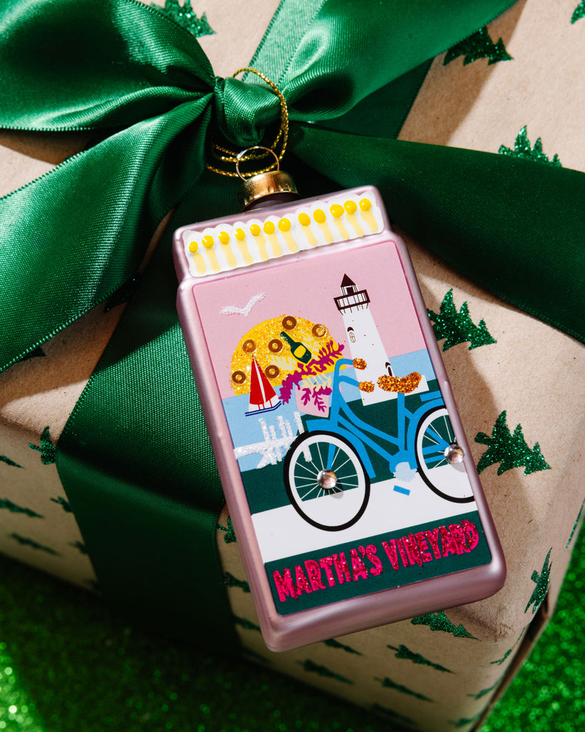 Matchbook Ornament - Martha's Vineyard - Furbish Studio