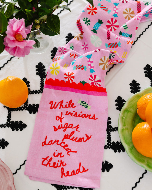 Sugar Plums Dish Towel - Furbish Studio