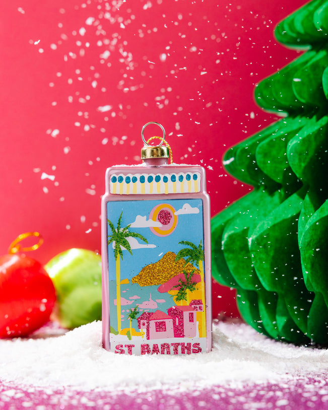 Matchbook Ornament - St. Barths - Furbish Studio