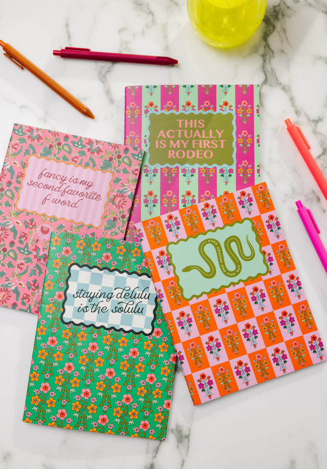 Stitched Notebook S/4 - Spring Set - Furbish Studio