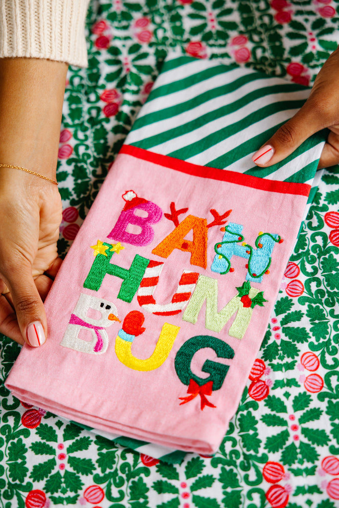Bah Humbug Dish Towel - Furbish Studio