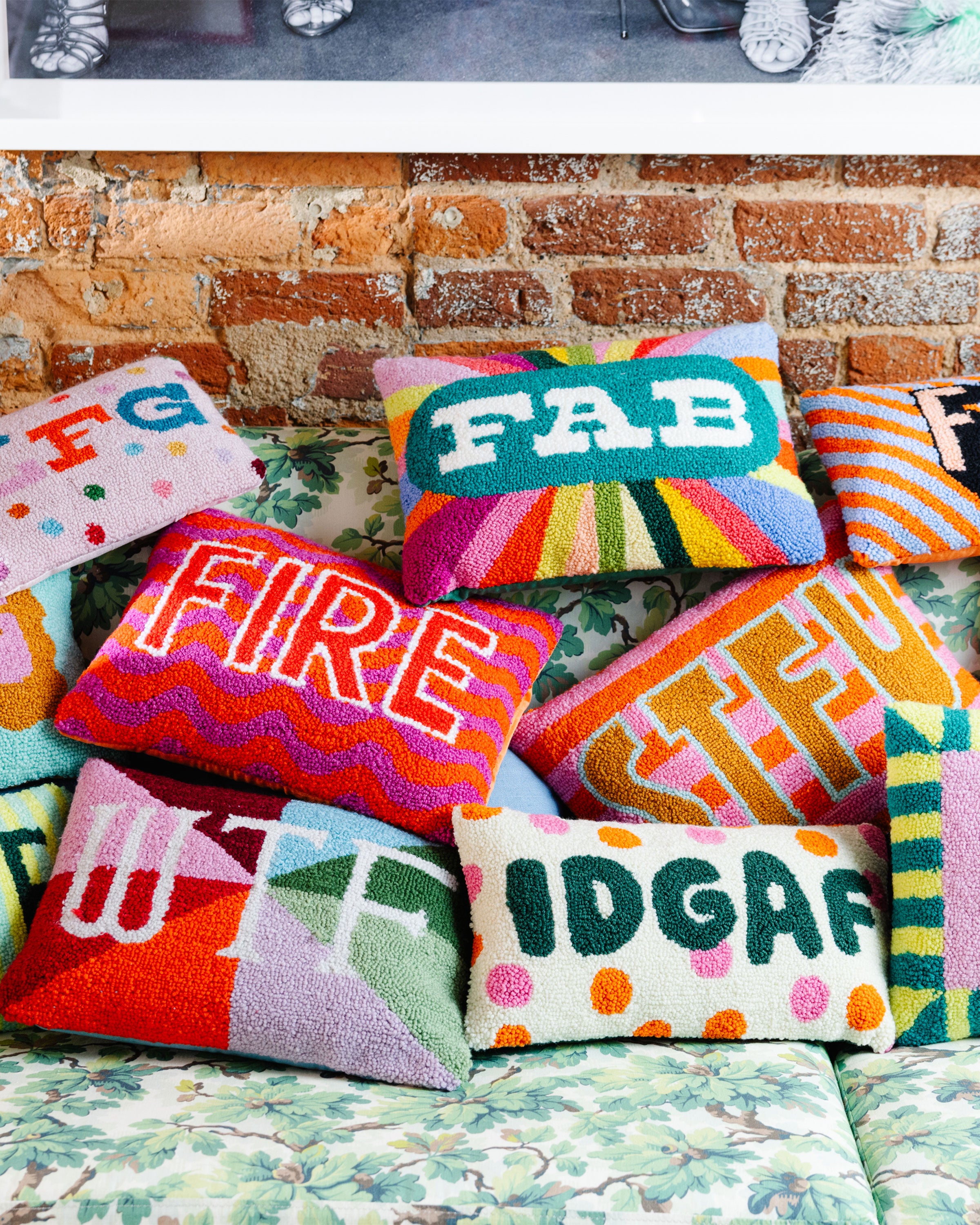 WTF Hook Pillow - Furbish Studio
