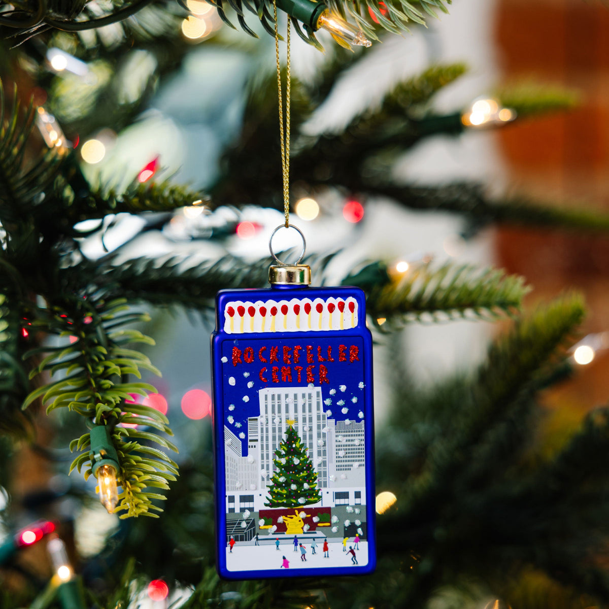 Matchbook Ornament - Rockefeller Center - Furbish Studio