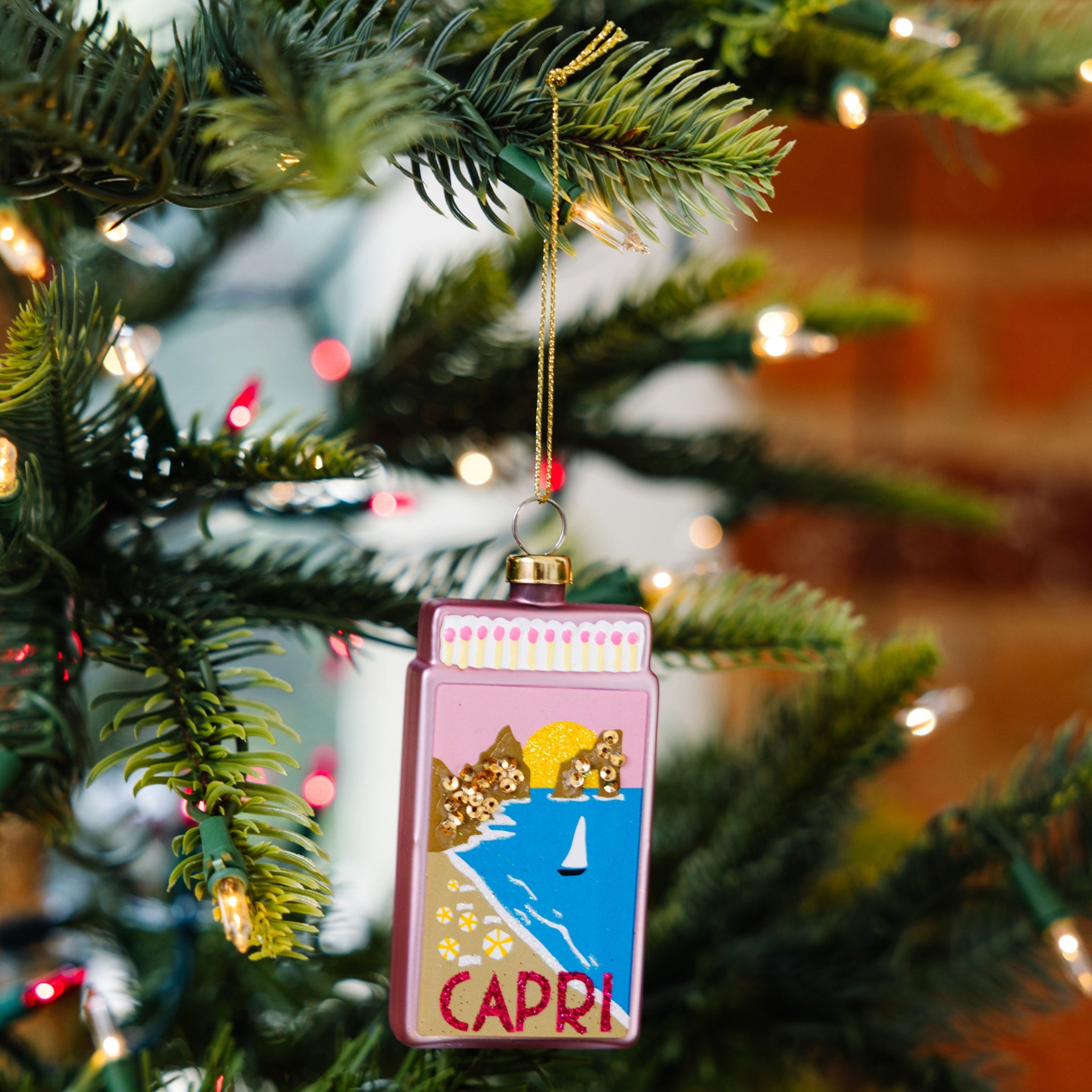 Matchbook Ornament Capri