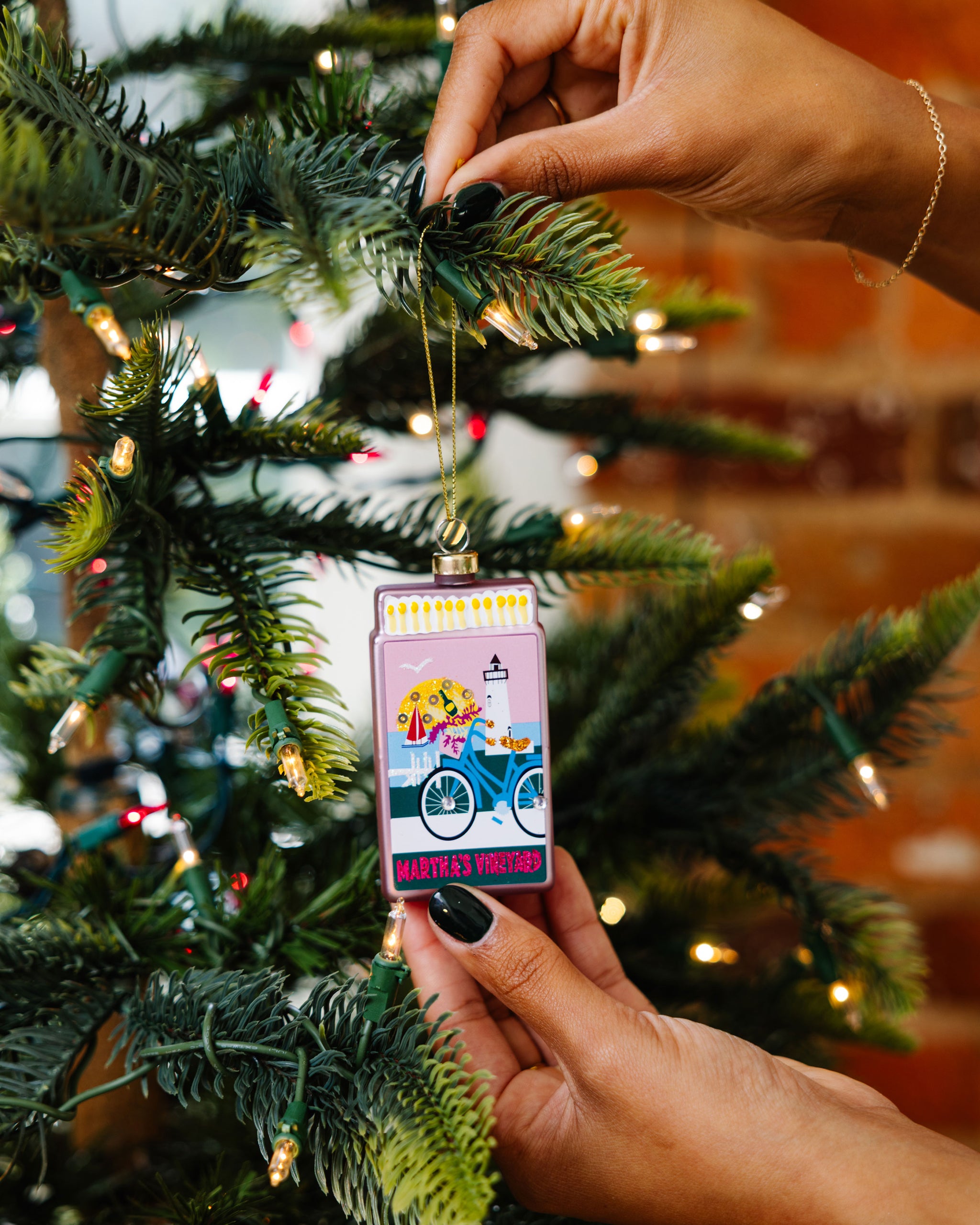 Furbish Studio Matchbook Ornament - Martha's Vineyard