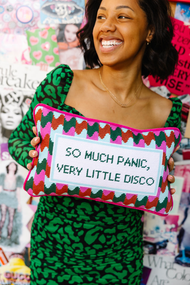 Panic at the Disco Needlepoint Pillow - Furbish Studio