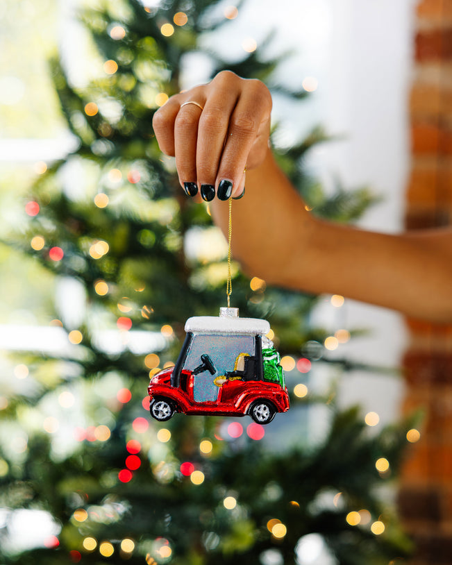 Golf Cart Ornament - Furbish Studio