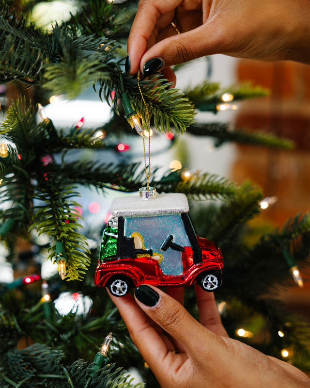 Golf Cart Ornament - Furbish Studio