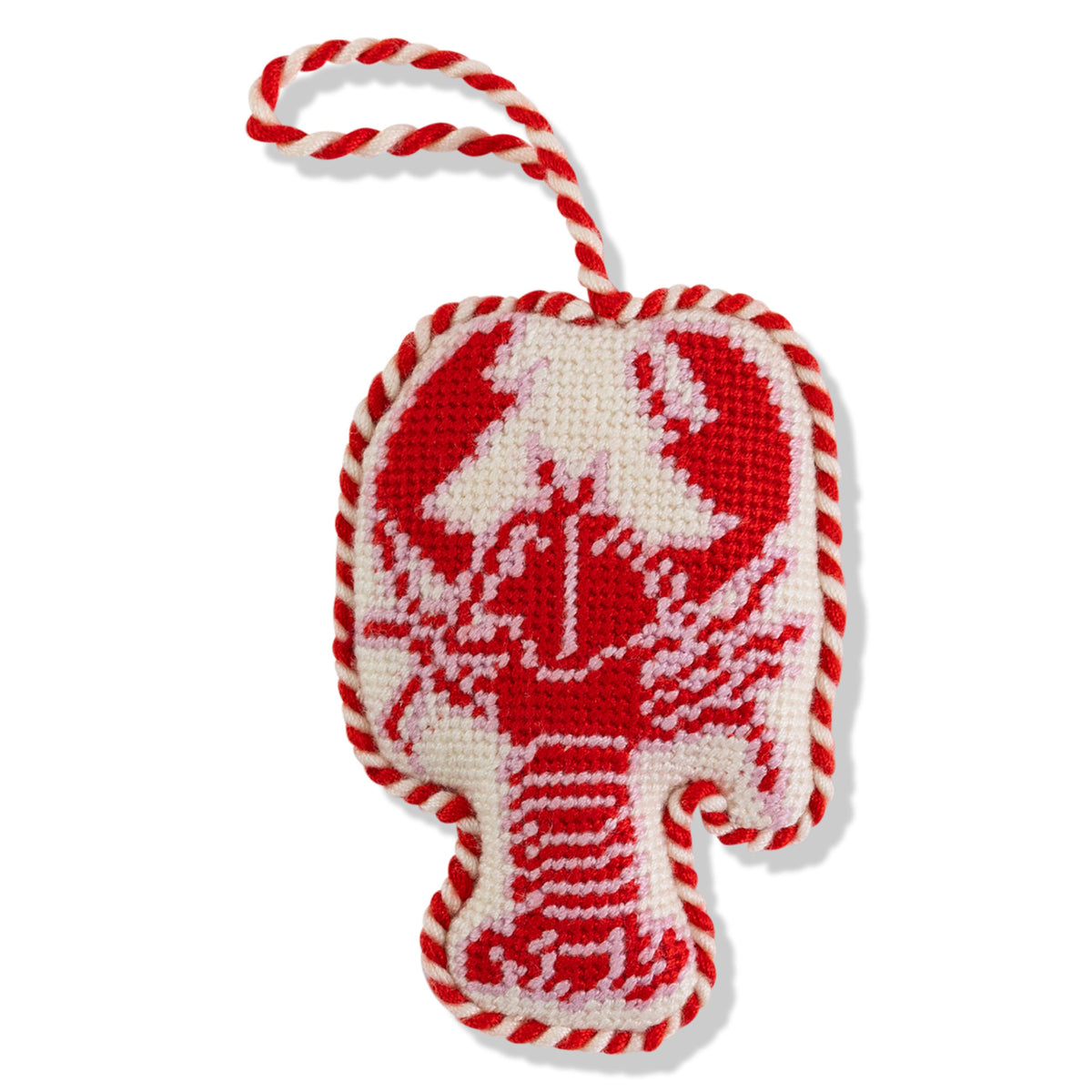 Needlepoint Icon Ornament - Lobster - Furbish Studio