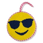 Needlepoint Icon Ornament - Cool Sunglass - Furbish Studio