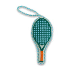 Needlepoint Icon Ornament - Tennis Racket - Furbish Studio