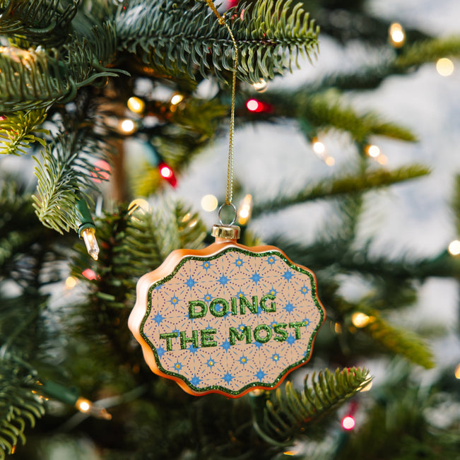Scallop Ornament - Doing the Most - Furbish Studio