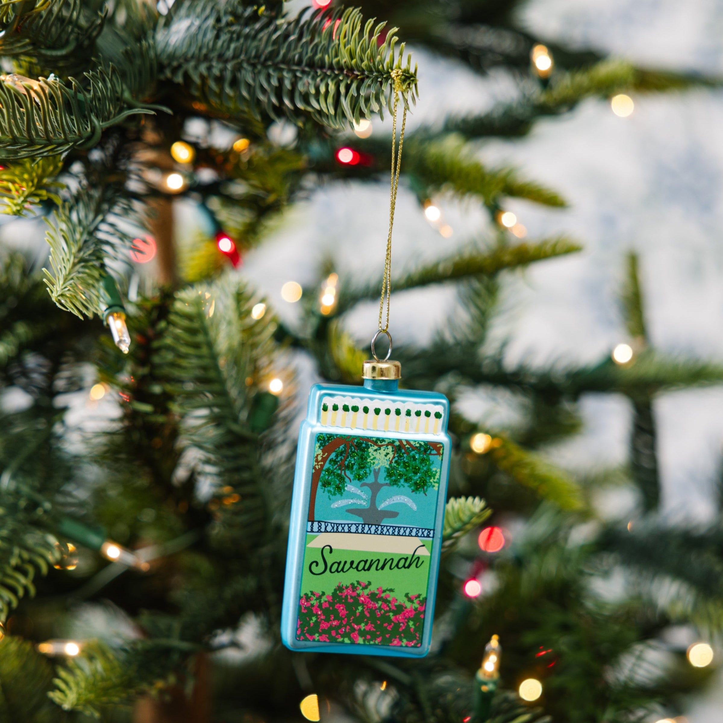 Matchbook Ornament Savannah