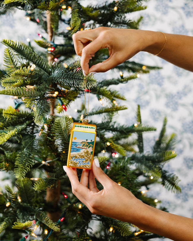 Matchbook Ornament - Laguna Beach - Furbish Studio