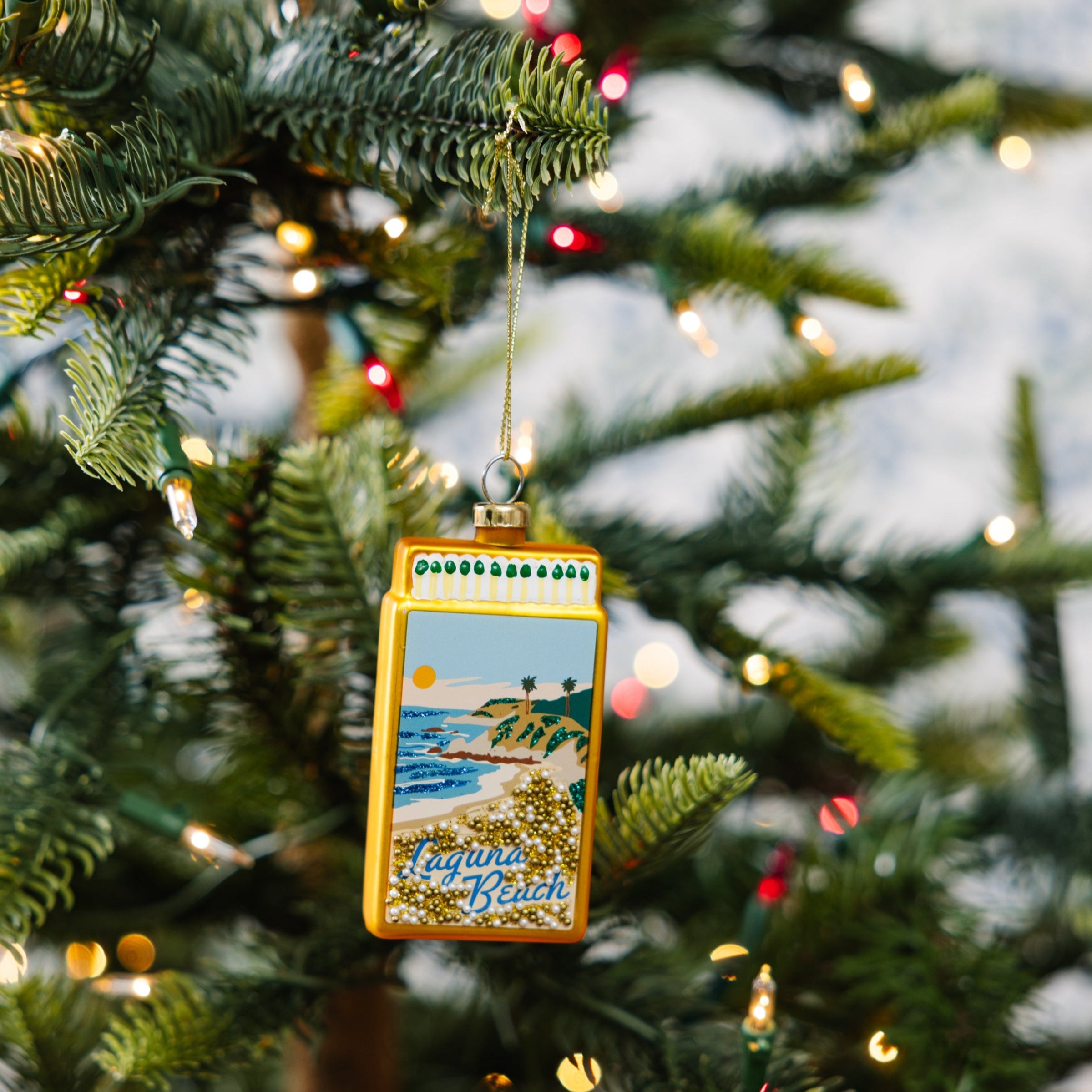 Matchbook Ornament Laguna Beach