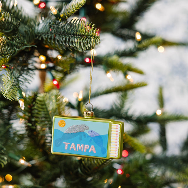 Matchbook Ornament - Tampa - Furbish Studio