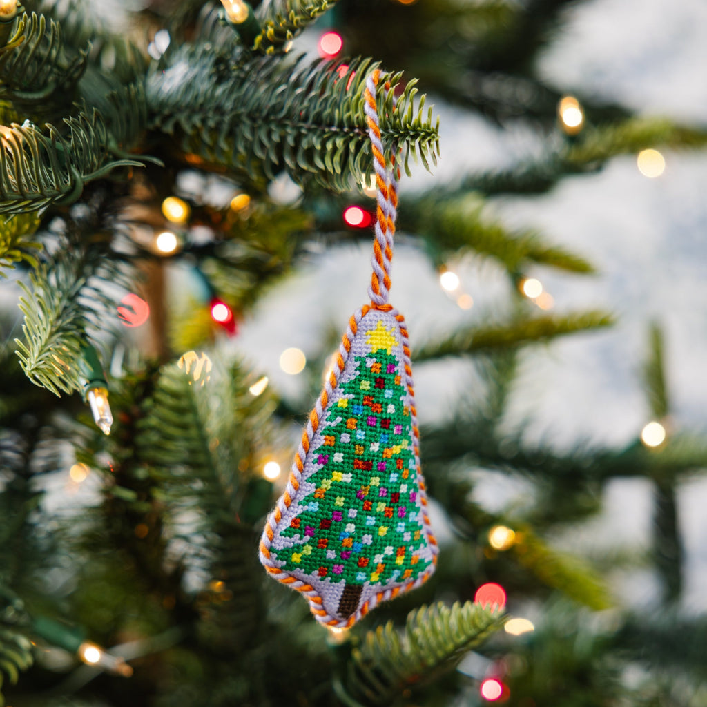 Needlepoint Icon Ornament - Christmas Tree - Furbish Studio