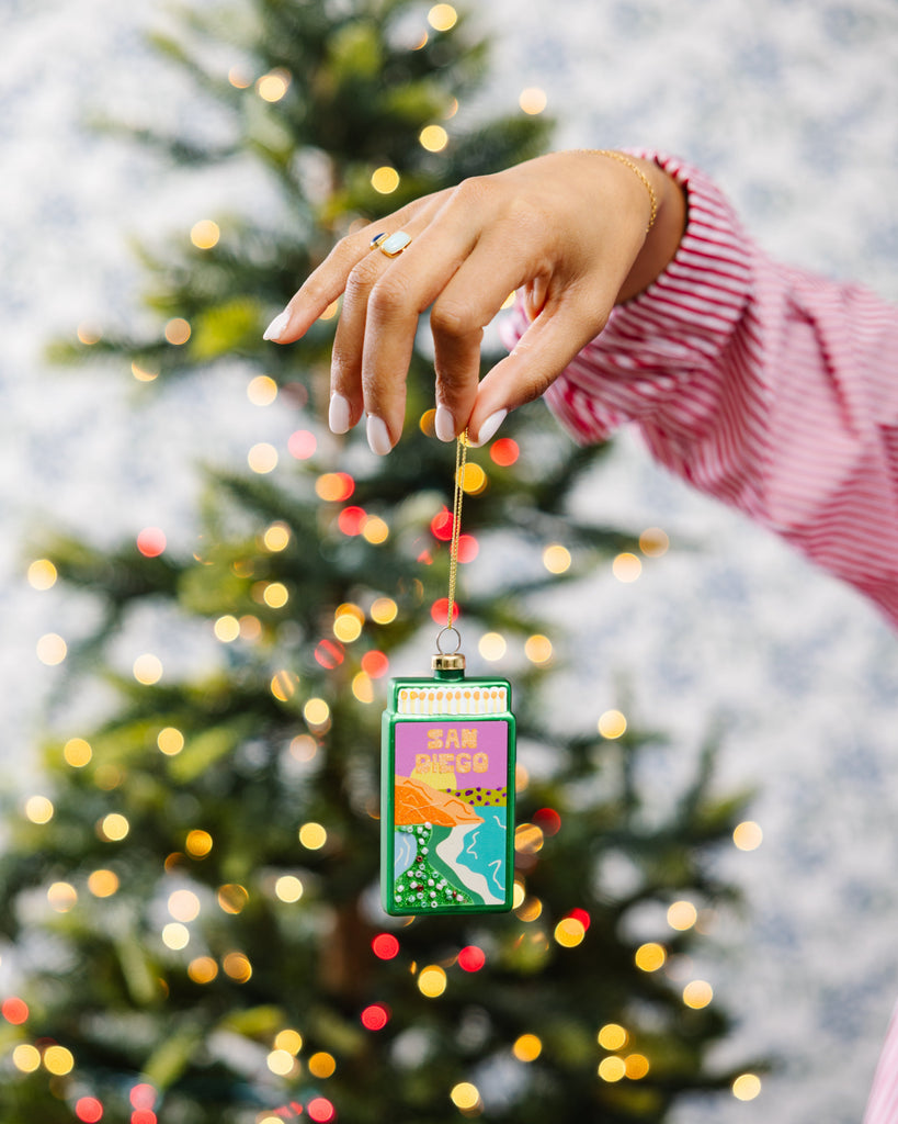 Matchbook Ornament - San Diego - Furbish Studio