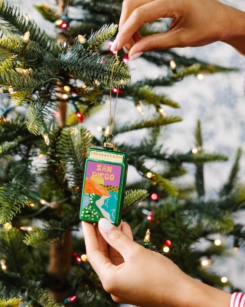 Matchbook Ornament - San Diego - Furbish Studio
