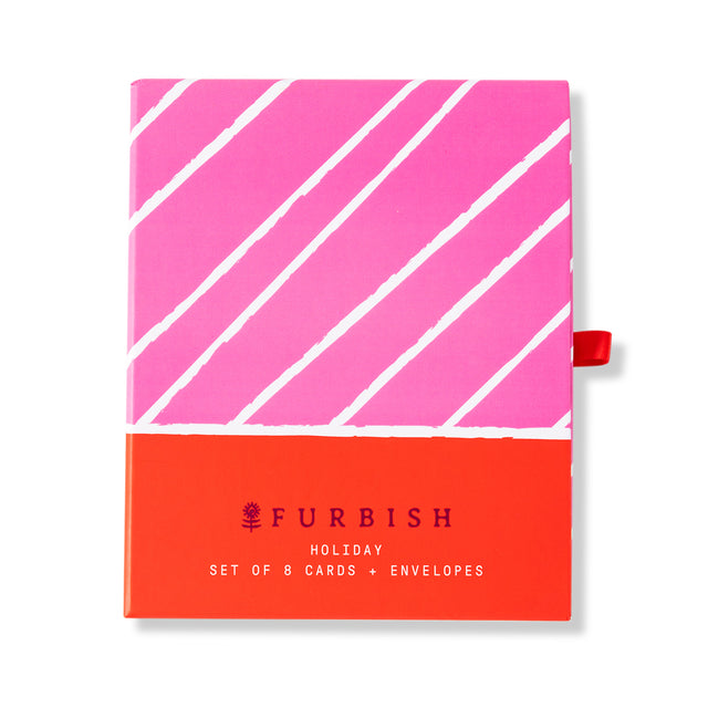 Boxed Greeting Card S/8 - Holiday Classic - Furbish Studio