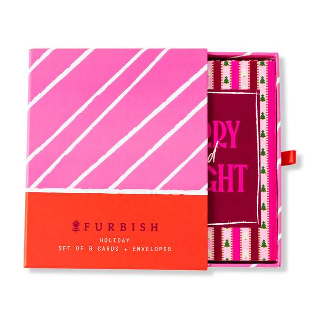 Boxed Greeting Card S/8 - Holiday Classic - Furbish Studio