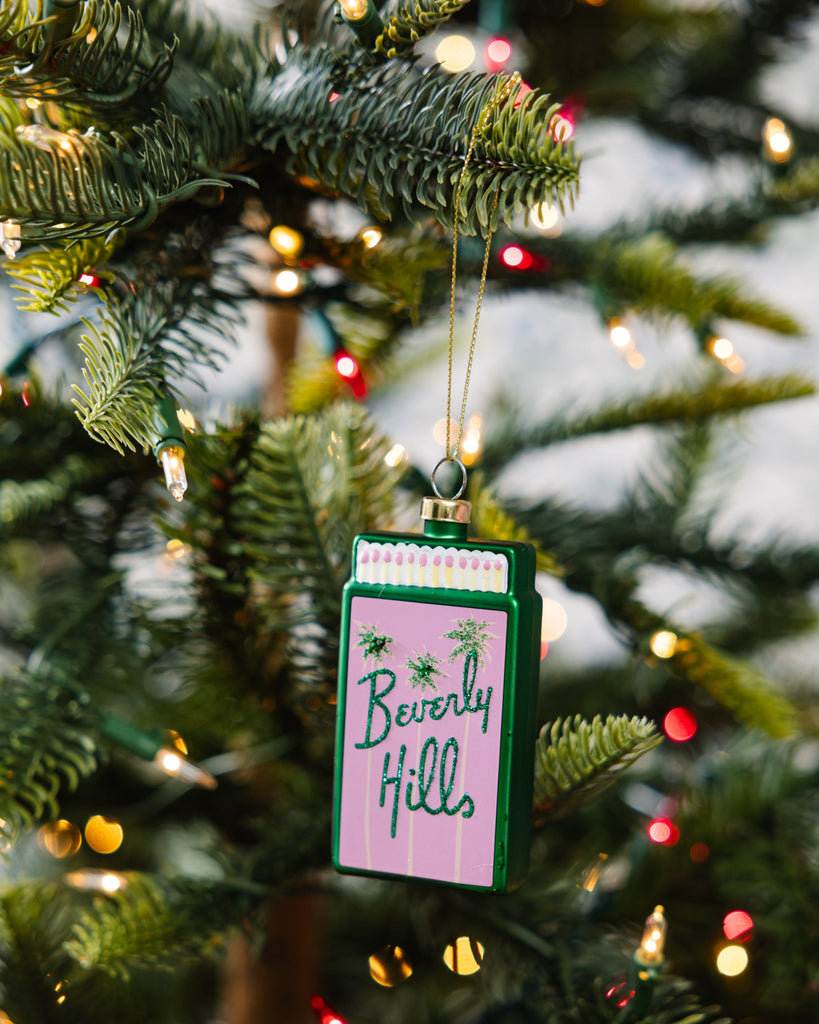 Matchbook Ornament - Beverly Hills - Furbish Studio