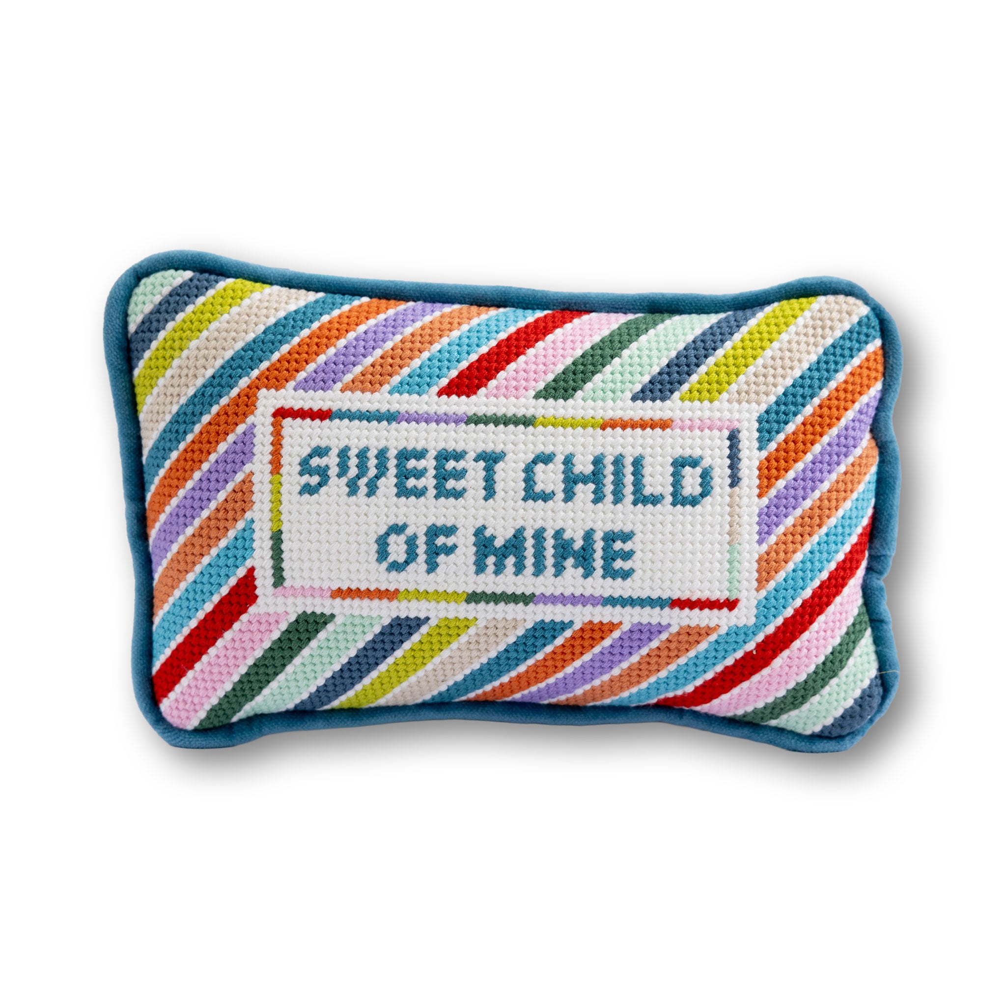 Furbish Studio - Sweet Child Of Mine Mini Needlepoint Pillow