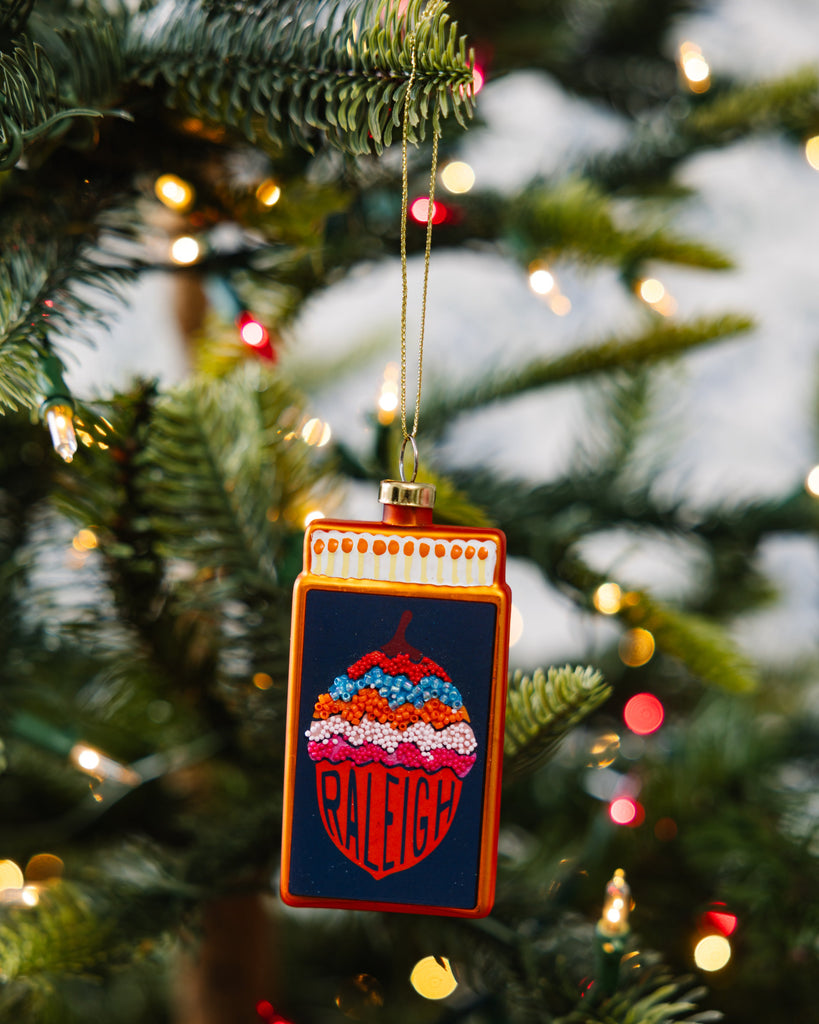 Matchbook Ornament - Raleigh - Furbish Studio