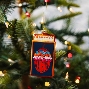 Matchbook Ornament - Raleigh - Furbish Studio