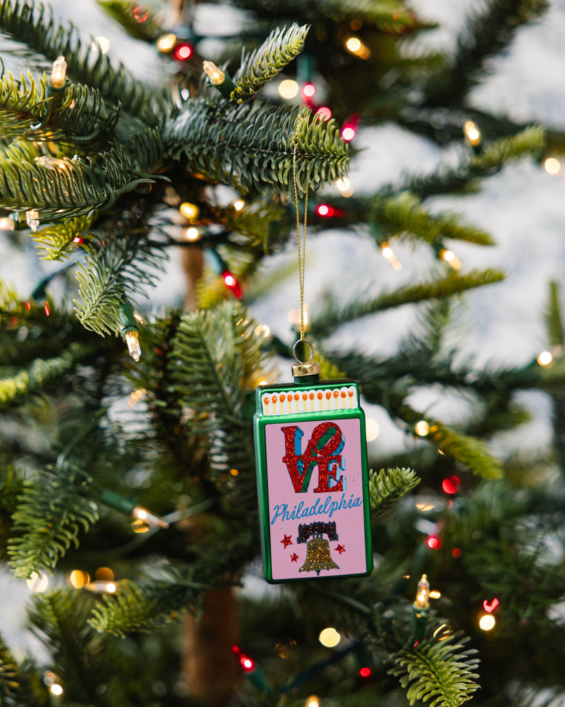 Matchbook Ornament - Philadelphia - Furbish Studio