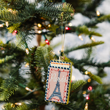 Matchbook Ornament - Paris - Furbish Studio