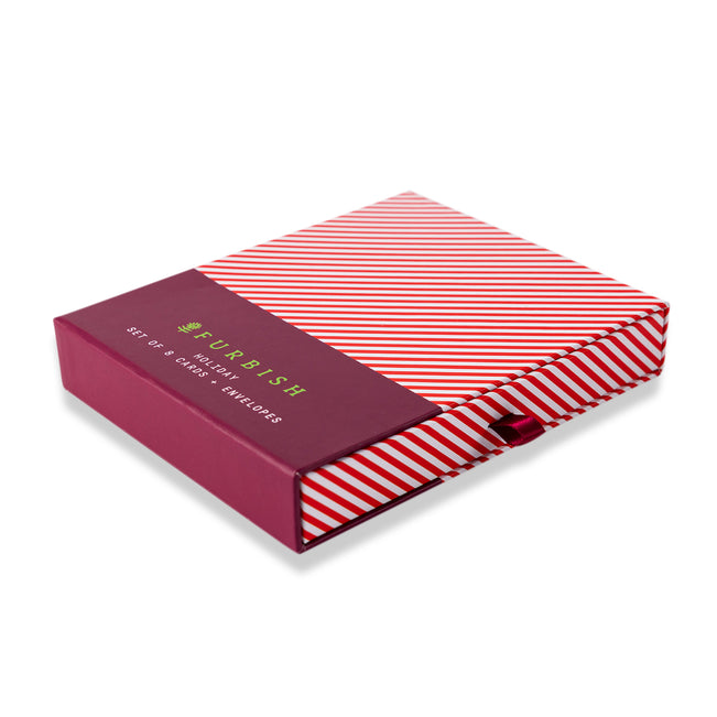 Boxed Greeting Card S/8 - Booze Set - Furbish Studio